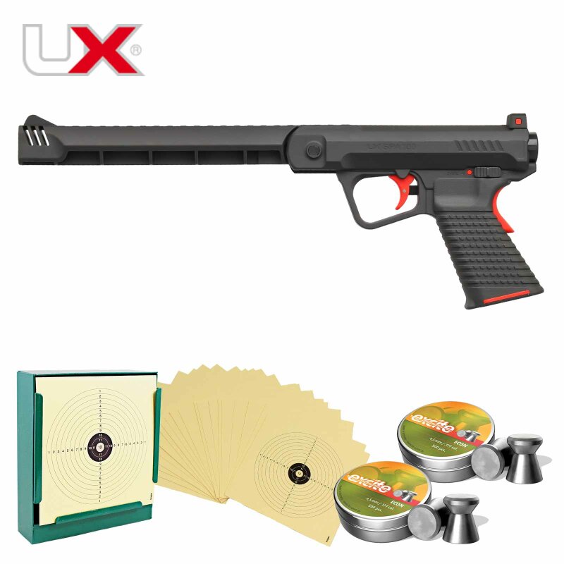 SET Luftpistole Umarex UX SPA 100 Kaliber 4,5 mm Diabolo (P18)