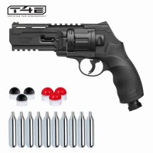 SET T4E Defense Training Marker HDR 50 (TR 50) Gen2 Revolver Co2 cal .50 - 7,5 Joule (P18) + Rubberballs + Pepperballs