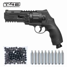 SET T4E Defense Training Marker HDR 50 (TR 50) Gen2 Revolver Co2 cal .50 - 7,5 Joule (P18) + 100 Rubberballs + 10 Co2 Kapseln