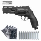 SET T4E Defense Training Marker HDR 50 (TR 50) Gen2 Revolver Co2 cal .50 - 7,5 Joule (P18) + 500 Rubberballs + 10 Co2 Kapseln