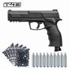 SET T4E HDP 50 (TP 50) Gen2 RAM Co2-Pistole cal .50 Defense Training Marker von Umarex (P18) + 500 Rubberballs + 10 Co2 Kapseln 