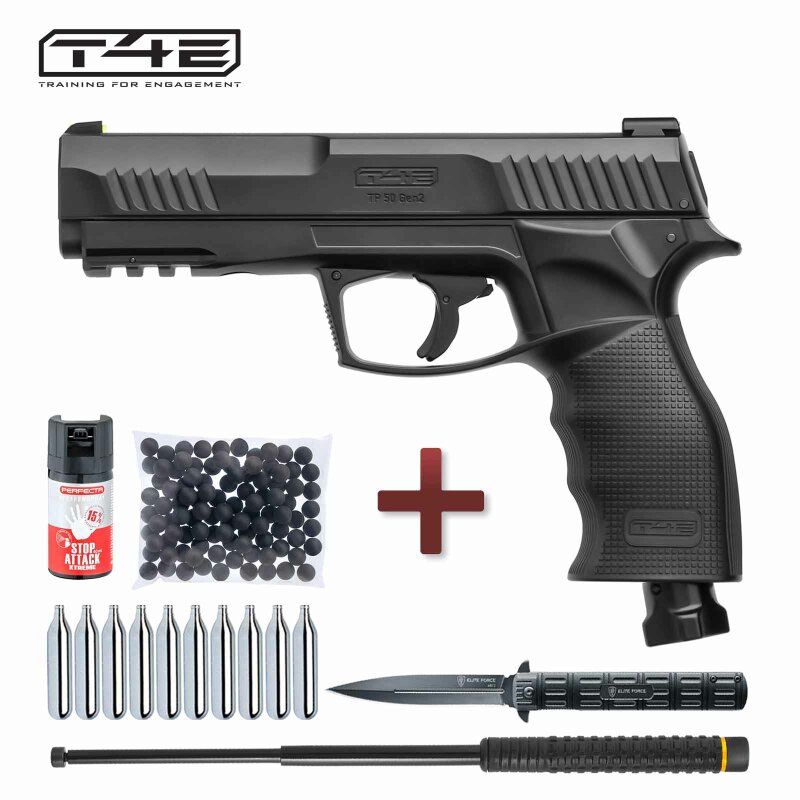 Defense Kit T4E HDP 50 (TP 50) Gen2 RAM Co2-Pistole cal .50 Defense Training Marker von Umarex (P18)