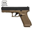 Glock 17 GEN5 Coyote Softair-Co2-Pistole Kaliber 6 mm BB Blowback (P18)