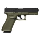 Komplettset Glock 17 GEN5 Battlefield Green Softair-Co2-Pistole Kaliber 6 mm BB Blowback (P18)