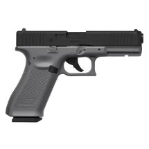 Komplettset Glock 17 GEN5 Tungsten Gray Softair-Co2-Pistole Kaliber 6 mm BB Blowback (P18)