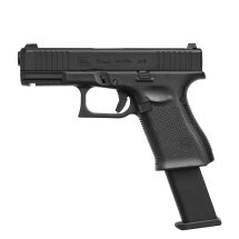 Komplettset Glock 19 Gen5 Softair-Pistole Schwarz Kaliber 6 mm BB 19 Schuss Gas Blowback (P18)
