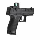 Walther PDP Compact 4" SET Softair-Co2-Pistole Schwarz Kaliber 6 mm BB (P18) + RDS 8 Point Sight