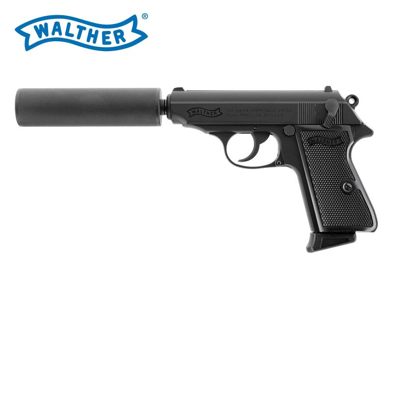 Walther PPK/S Kit Softair-Pistole Schwarz Kaliber 6 mm BB Gas Blowback (P18)