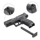 Komplettset Walther PDP Compact 4" Softair-Co2-Pistole Schwarz Kaliber 6 mm BB (P18)