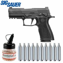 SET SIG SAUER P320 X-CARRY 4,5 mm BB Blowback Co2-Pistole...