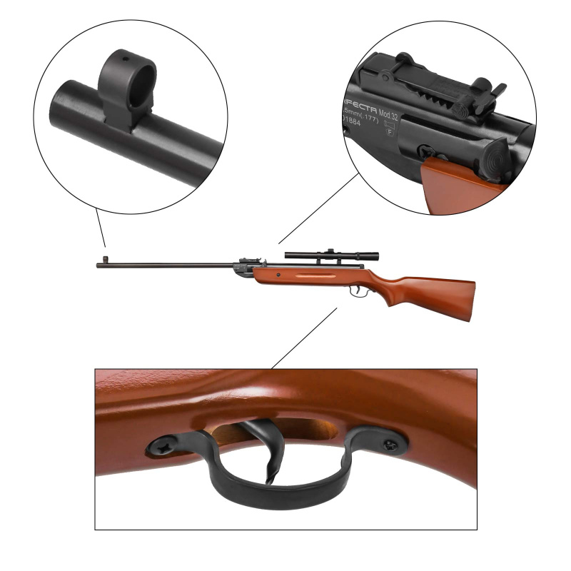 Luftgewehr Perfecta 32 vom Umarex im Kaliber 4,5 mm | 4komma5.de 