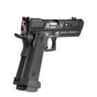 Komplettset STI Pit Viper Softair-Co2-Pistole Schwarz Kaliber 6 mm BB Blowback (P18)