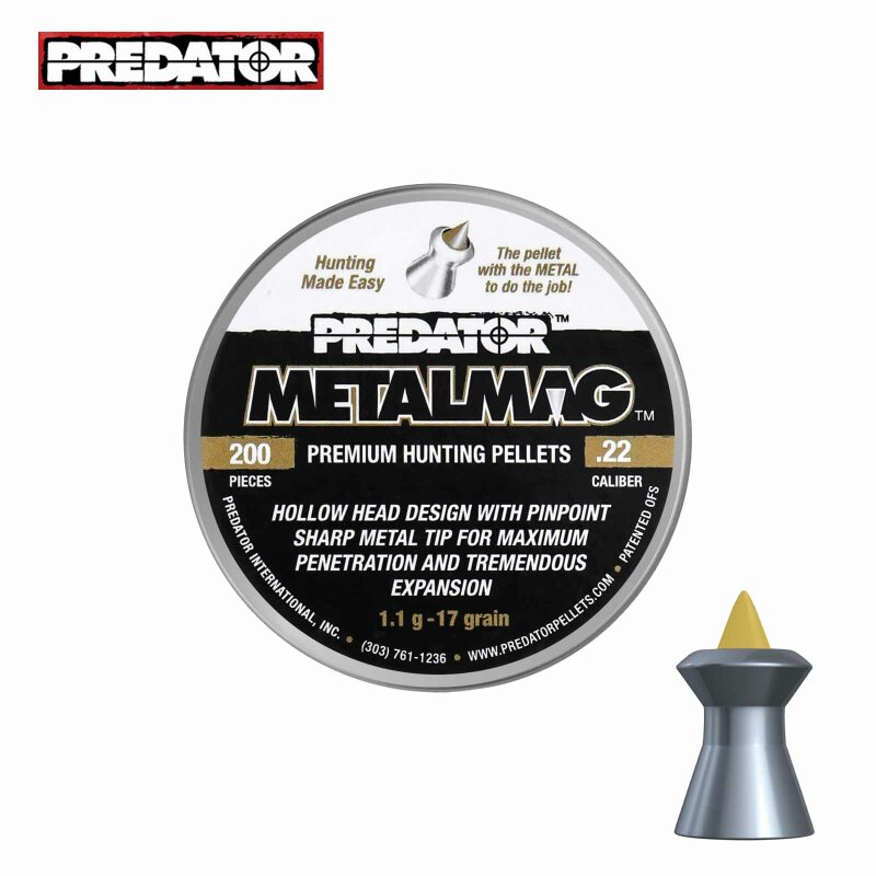 Predator Metalmag Premium Hunting Pellets 5,5 mm Jagd-Diabolo