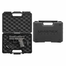 SET Walther P22Q Schreckschuss Pistole Meteor Gray 9 mm P.A.K. (P18) + 50 Platzpatronen 9 mm P.A.K.