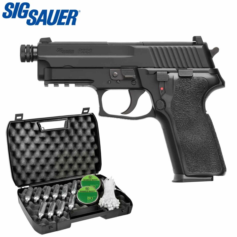 Kofferset SIG SAUER P229 Co2-Pistole Schwarz 4,5 mm Diabolo (P18)