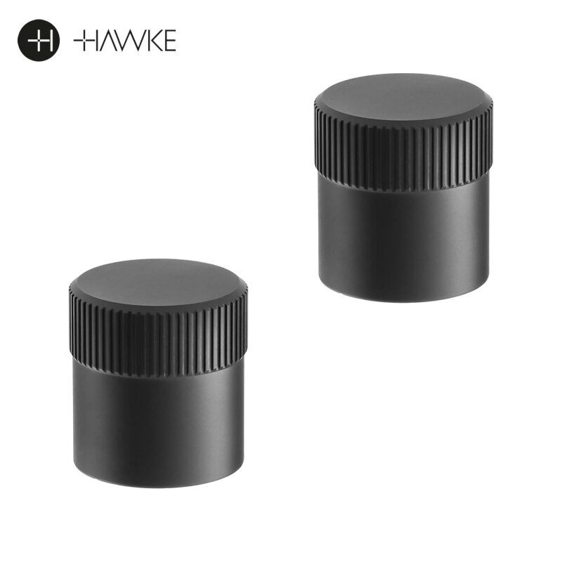 Hawke Riflescope Type 4 Turret Caps - Ersatzdeckel für Verstelltürme für Hawke Arimax 30 WA Touch / Airmax 30 WA / Airmax 30 FFP WA