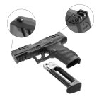 Komplettset Walther PDP Compact 4" Optics Ready Softair-Co2-Pistole Schwarz Kaliber 6 mm BB Blowback (P18)