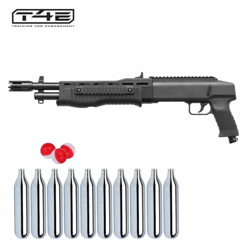 SET T4E Defense Training Marker TB 68 Gen2 cal .68 - 7,5 Joule (P18)  + Pepperballs 10 Stück