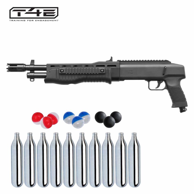 SET T4E Defense Training Marker TB 68 Gen2 cal .68 - 7,5 Joule (P18)  + Rubberballs + Pepperballs + Chalk Balls