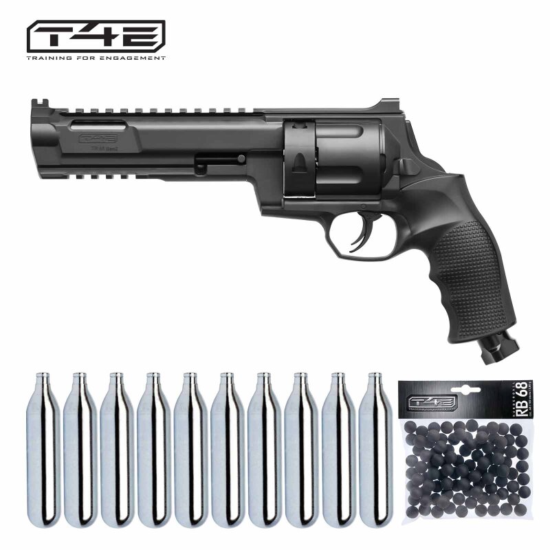 SET T4E Defense Training Marker HDR (TR) 68 Gen2 Revolver Co2 cal .68 - 7,5 Joule (P18) + 100 Rubberballs