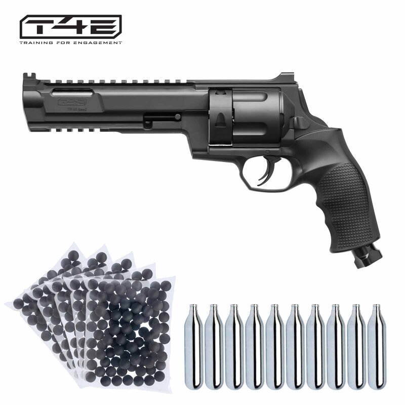 SET T4E Defense Training Marker HDR (TR) 68 Gen2 Revolver Co2 cal .68 - 7,5 Joule (P18) + 500 Rubberballs