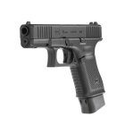 Komplettset Glock 19 Gen5 MOS Softair-Co2-Pistole Schwarz Kaliber 6 mm BB (P18)