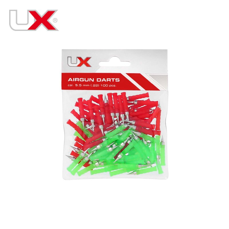 UX Airgun Darts 5,5 mm 100er Pack für Luftgewehre