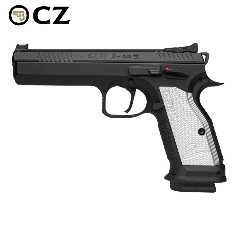 CZ TS 2 Softair-Co2-Pistole Silver Kaliber 6 mm BB Blowback (P18)