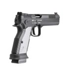 Komplettset CZ TS 2 Softair-Co2-Pistole Silver Kaliber 6 mm BB Blowback (P18)