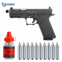 SET EMG Strike Industries ARK Schwarz 4,5 mm BB Blowback...