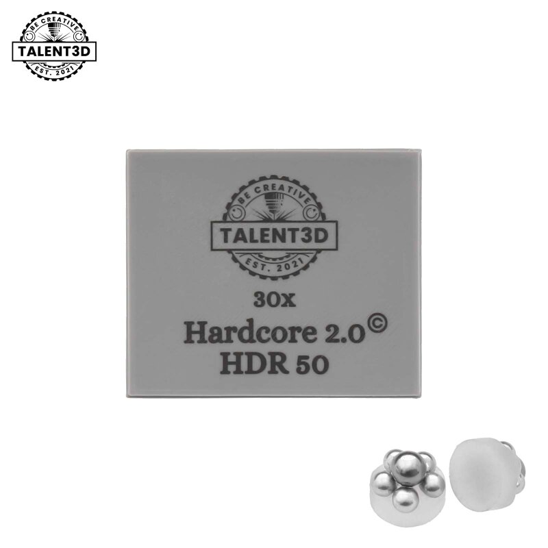 Talent3D Hardcore 2.0 Munition für HDR50 - Kal .50 - 30 Stück