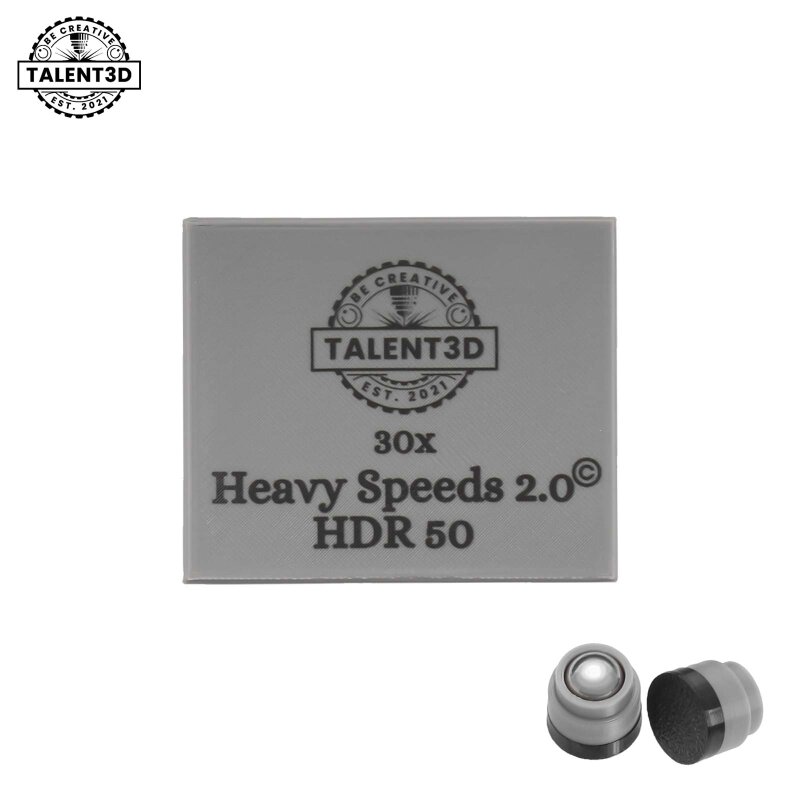 Talent3D Heavy Speeds 2.0 Munition für HDR50 - Kal .50 - 30 Stück