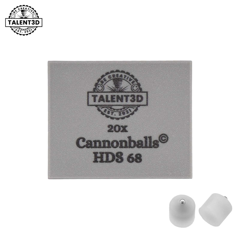 Talent3D Cannonballs für HDS 68 - Kal .68 - 20 Stück