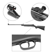 SET Luftgewehr Norconia B2 SE Fiberoptik Schwarz 4,5 mm (P18)
