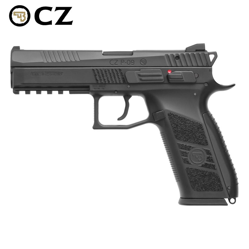 CZ 75 P-09 Softair-Pistole Kunststoff Schwarz Kaliber 6 mm BB Gas Blowback (P18)