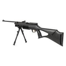 Modell II. Wahl - Beeman QB78B 4,5 mm Diabolo Co2 Gewehr Schwarz (P18) + Zweibein