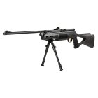 Modell II. Wahl - Beeman QB78B 4,5 mm Diabolo Co2 Gewehr Schwarz (P18) + Zweibein
