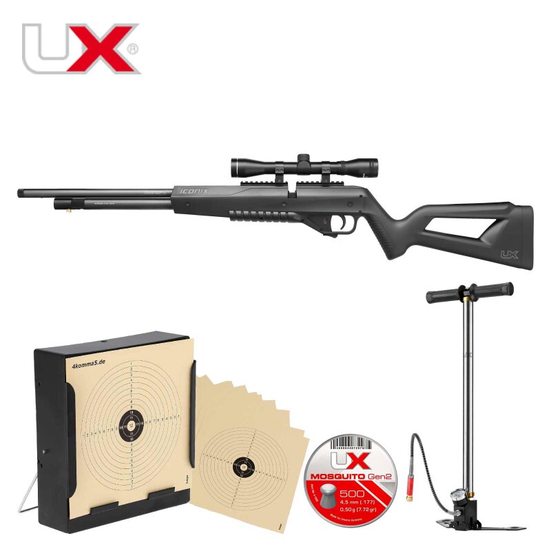 Komplettset Umarex UX Iconix Pressluftgewehr 4,5 mm (P18)