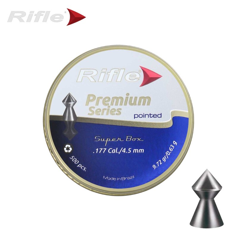 RIFLE Premium Series Pointed - Spitzkopfdiabolos 4,5 mm