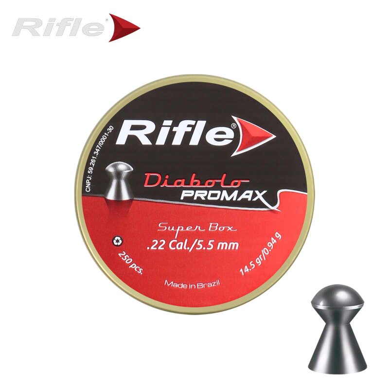 RIFLE Diabolo Promax - Rundkopfdiabolos 5,5 mm