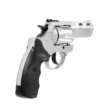 SET Zoraki R2 3 Zoll Lauf Schreckschuss Revolver Chrom 9 mm R.K. (P18) + 50 Platzpatronen 9 mm R.K.