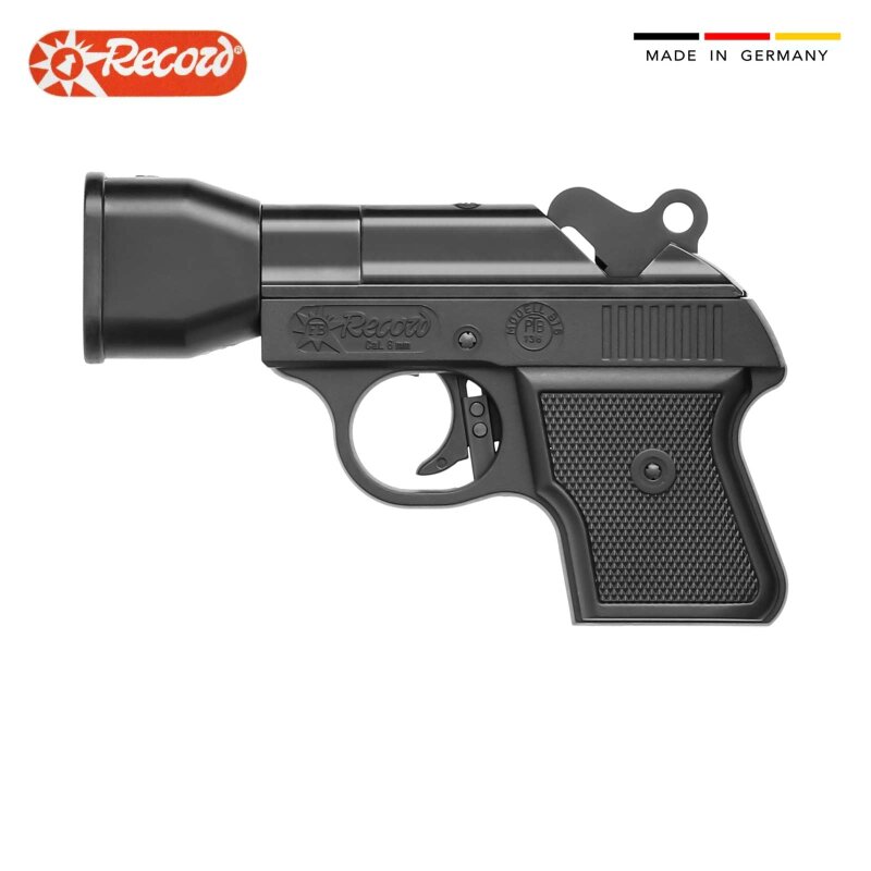 Record Modell B1S Schwarz Schreckschuss Pistole 6 mm Flobert (P18)