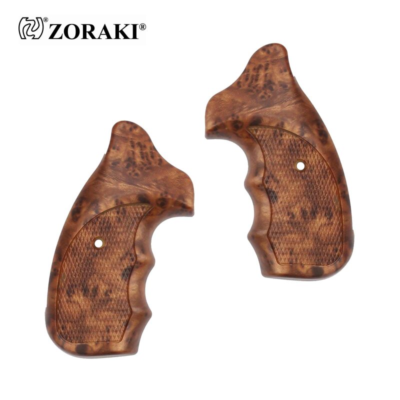 Combat Griffschalen im Holzdesign für Zoraki R1 / R2 Schreckschuss Revolver
