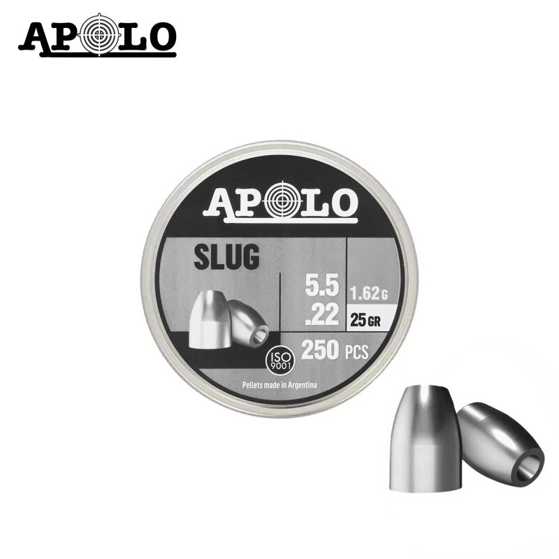 Apolo Slug Hohlspitzkopfdiabolo 5,5 mm 250er Dose 1,62 g