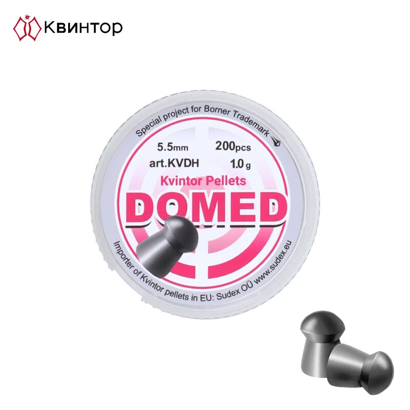 Kvintor Domed - Rundkopfdiabolos 5,5 mm 200er Dose 1,0 g