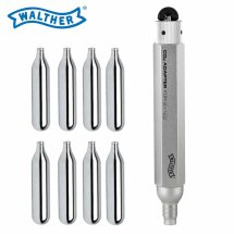 Modell II. Wahl - Walther Co2-Adapter 2 x 12 Gramm + 8...