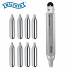 Modell II. Wahl - Walther Co2-Adapter 2 x 12 Gramm + 8 Kapseln für SG 9000