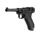 Modell II. Wahl - Umarex Legends Pistole P08 - 4,5 mm Stahl BB Co2-Pistole in Metallausführung mit Blowback (P18)