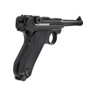 Modell II. Wahl - Umarex Legends Pistole P08 - 4,5 mm Stahl BB Co2-Pistole in Metallausführung mit Blowback (P18)
