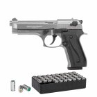 SET Ekol Firat Magnum Schreckschuss Pistole Titan 9 mm P.A.K. + 50 Platpatronen 9 mm P.A.K. (P18)